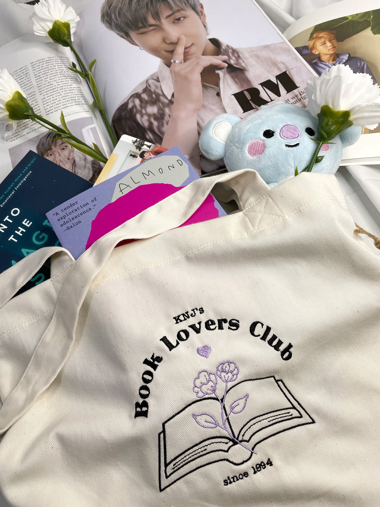 Namjoon Book Lovers Club Tote Bag