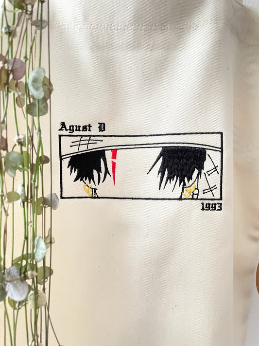 August D - White Tote Bag